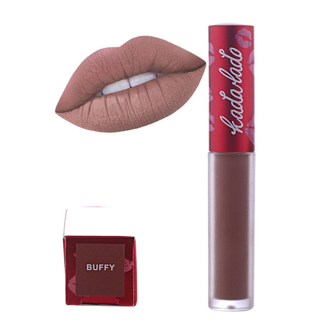 KADALADO Brand Make Up Waterproof Nude Lipstick Long Lasting Liquid Matte Lipstick Kit Lip Gloss Cosmetics Lipgloss Lip Makeup cosmeticarena