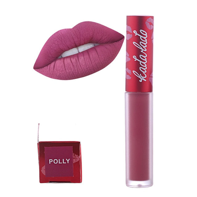 KADALADO Brand Make Up Waterproof Nude Lipstick Long Lasting Liquid Matte Lipstick Kit Lip Gloss Cosmetics Lipgloss Lip Makeup cosmeticarena