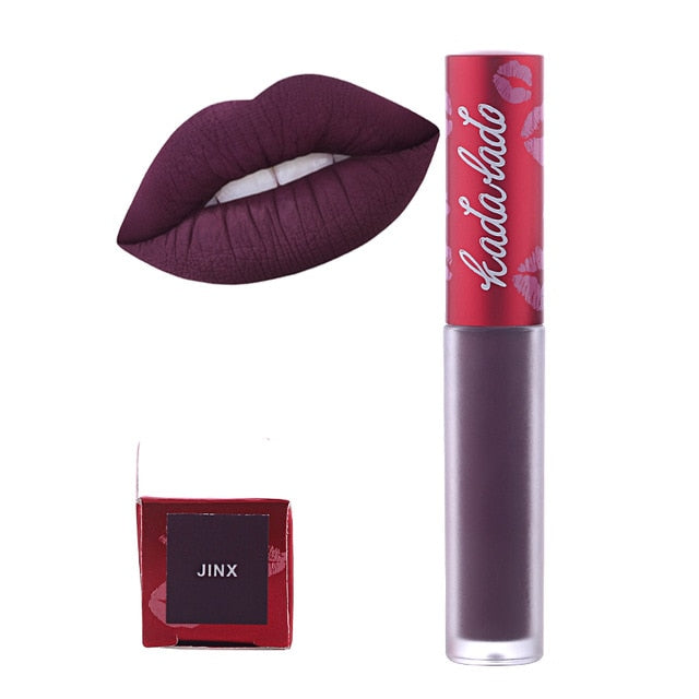 KADALADO Brand Make Up Waterproof Nude Lipstick Long Lasting Liquid Matte Lipstick Kit Lip Gloss Cosmetics Lipgloss Lip Makeup cosmeticarena