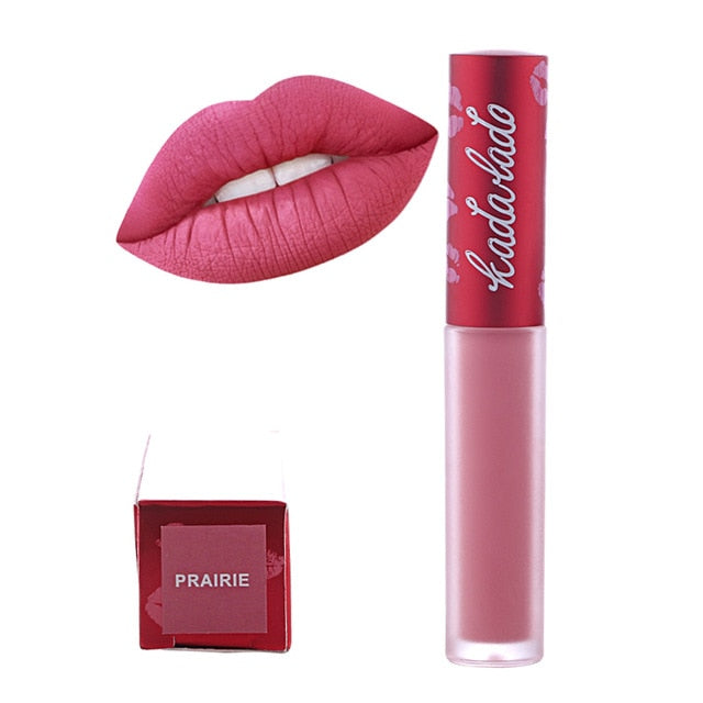 KADALADO Brand Make Up Waterproof Nude Lipstick Long Lasting Liquid Matte Lipstick Kit Lip Gloss Cosmetics Lipgloss Lip Makeup cosmeticarena