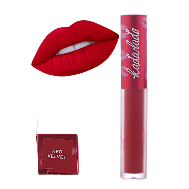 KADALADO Brand Make Up Waterproof Nude Lipstick Long Lasting Liquid Matte Lipstick Kit Lip Gloss Cosmetics Lipgloss Lip Makeup cosmeticarena