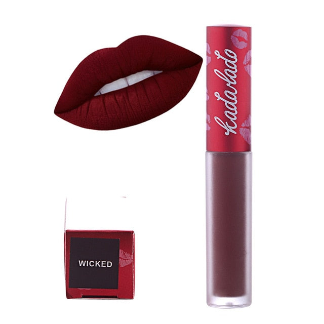 KADALADO Brand Make Up Waterproof Nude Lipstick Long Lasting Liquid Matte Lipstick Kit Lip Gloss Cosmetics Lipgloss Lip Makeup cosmeticarena