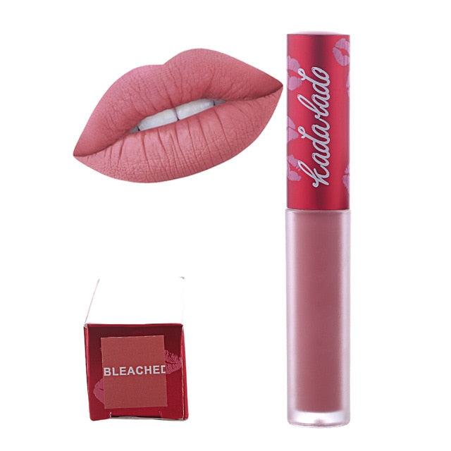 KADALADO Brand Make Up Waterproof Nude Lipstick Long Lasting Liquid Matte Lipstick Kit Lip Gloss Cosmetics Lipgloss Lip Makeup cosmeticarena