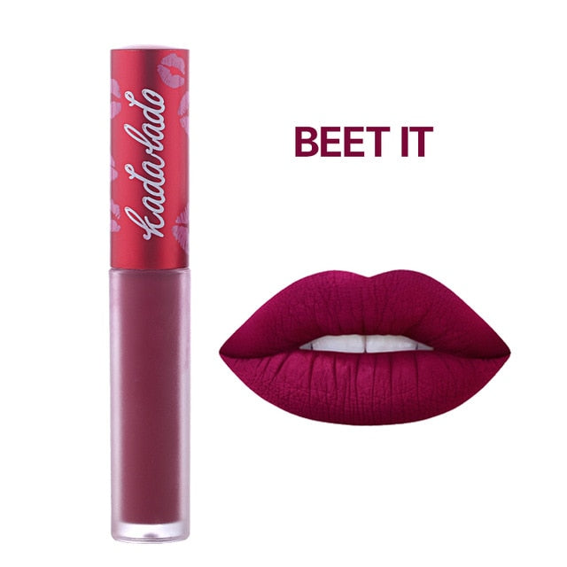 Brand Waterproof Long Lasting Nude Matte Liquid Lipstick Mate Lip Gloss Makeup Lime Kit Lipstick Pencil Cosmetics Set cosmeticarena