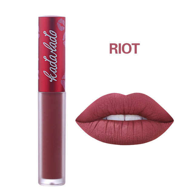 Brand Waterproof Long Lasting Nude Matte Liquid Lipstick Mate Lip Gloss Makeup Lime Kit Lipstick Pencil Cosmetics Set cosmeticarena