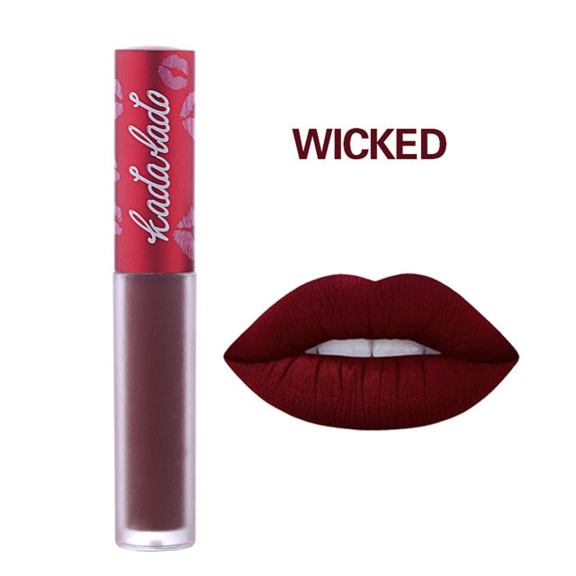 Brand Waterproof Long Lasting Nude Matte Liquid Lipstick Mate Lip Gloss Makeup Lime Kit Lipstick Pencil Cosmetics Set cosmeticarena
