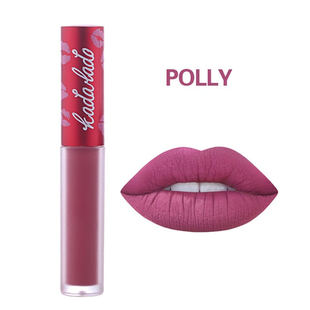 Brand Waterproof Long Lasting Nude Matte Liquid Lipstick Mate Lip Gloss Makeup Lime Kit Lipstick Pencil Cosmetics Set cosmeticarena
