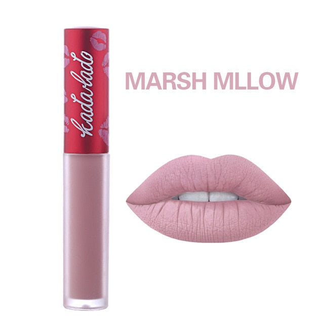 Brand Waterproof Long Lasting Nude Matte Liquid Lipstick Mate Lip Gloss Makeup Lime Kit Lipstick Pencil Cosmetics Set cosmeticarena