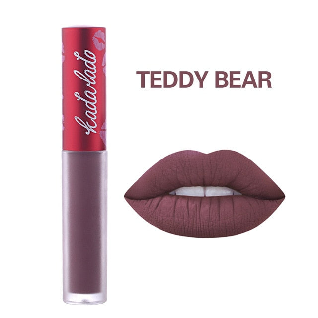 Brand Waterproof Long Lasting Nude Matte Liquid Lipstick Mate Lip Gloss Makeup Lime Kit Lipstick Pencil Cosmetics Set cosmeticarena