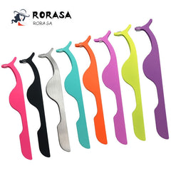 1pc Eyelash tweezers Multifunctional beauty makeup tweezers Colorful False eyelash tweezers make up accessories tool maquillaje cosmeticarena