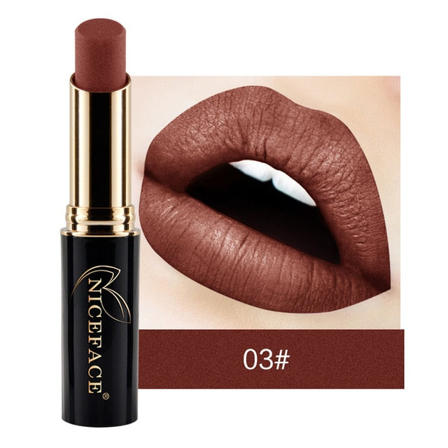 New Arrival Lip Matte Shimmer Metallic Lipstick Waterproof cosmeticarena
