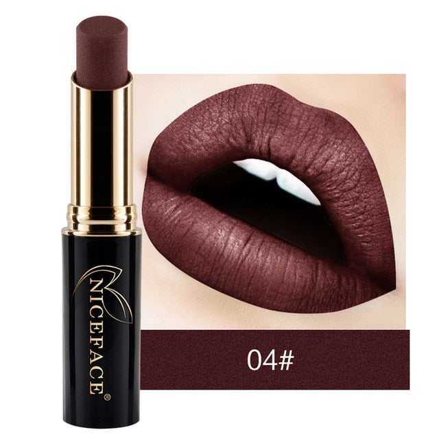 New Arrival Lip Matte Shimmer Metallic Lipstick Waterproof cosmeticarena