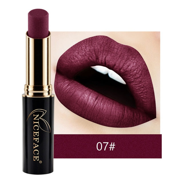 New Arrival Lip Matte Shimmer Metallic Lipstick Waterproof cosmeticarena