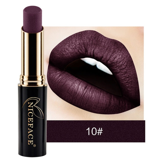 New Arrival Lip Matte Shimmer Metallic Lipstick Waterproof cosmeticarena