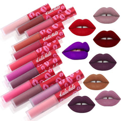 KADALADO Brand Make Up Waterproof Nude Lipstick Long Lasting Liquid Matte Lipstick Kit Lip Gloss Cosmetics Lipgloss Lip Makeup cosmeticarena