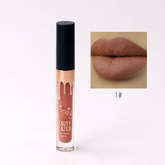 BEAUTY GLAZED 6 Colors Matte Lipstick Set Waterproof Long Lasting Lip Gloss Nude Velvet Pigment Batom Women Fashion Lip Makeup cosmeticarena