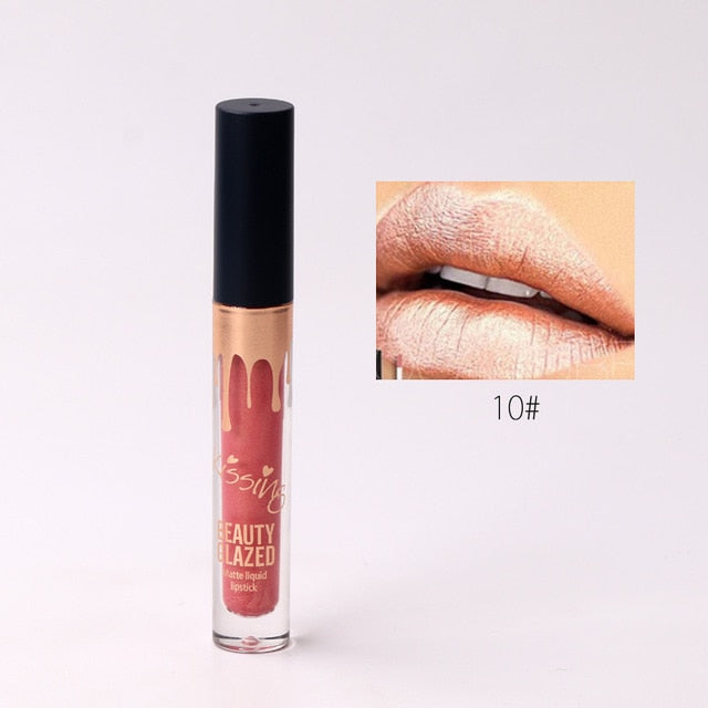 BEAUTY GLAZED 6 Colors Matte Lipstick Set Waterproof Long Lasting Lip Gloss Nude Velvet Pigment Batom Women Fashion Lip Makeup cosmeticarena