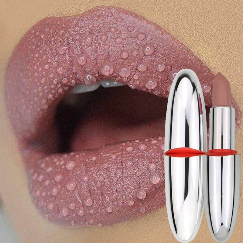 14 Color Matte Lipstick Lips Make Up Waterproof Velvet Lip Stick Shimmer Nude Brown Lips Makeup Matt Long Lasting Lipsticks cosmeticarena