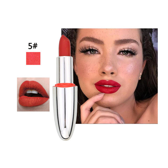 14 Color Matte Lipstick Lips Make Up Waterproof Velvet Lip Stick Shimmer Nude Brown Lips Makeup Matt Long Lasting Lipsticks cosmeticarena