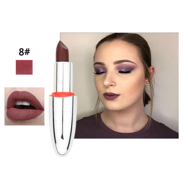 14 Color Matte Lipstick Lips Make Up Waterproof Velvet Lip Stick Shimmer Nude Brown Lips Makeup Matt Long Lasting Lipsticks cosmeticarena