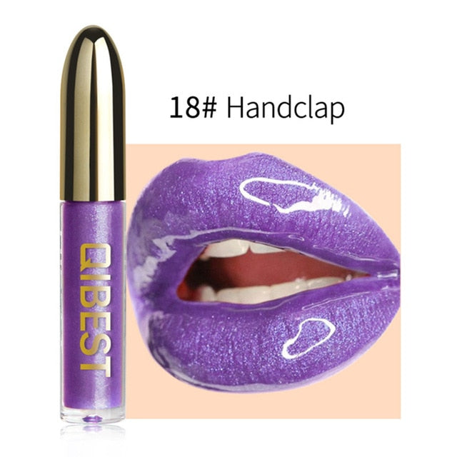 Lips Makeup Gloss Magic Lipstick Glitter Lip Black Purple Blue Gold Long Lasting Make Up Waterproof Metallic Liquid Lipsticks cosmeticarena