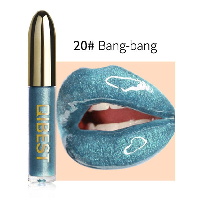 Lips Makeup Gloss Magic Lipstick Glitter Lip Black Purple Blue Gold Long Lasting Make Up Waterproof Metallic Liquid Lipsticks cosmeticarena