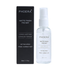 PHOERA 50ml Makeup Setting Spray Moisturizing Long Lasting Foundation Fixer Matte Finishing Setting Spray Cosmetic  TSLM1 cosmeticarena