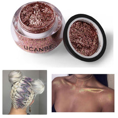 UCANBE Makeup Sparkling Paint Glitter Body Eye Festival Glitter Powder Shimmer Maquillaje Metallic Face Jewel Decoration TSLM1 cosmeticarena
