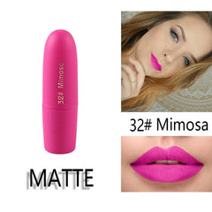 MISS ROSE Lipstick Matte  Waterproof Nutritious  25 Colors Easy to Wear Lipstick Long Lasting Lips Makeup kyliejenner lipstick cosmeticarena