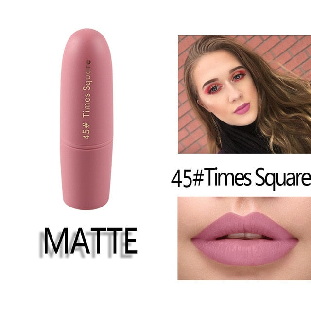 MISS ROSE Lipstick Matte  Waterproof Nutritious  25 Colors Easy to Wear Lipstick Long Lasting Lips Makeup kyliejenner lipstick cosmeticarena