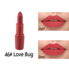 MISS ROSE Lipstick Matte  Waterproof Nutritious  25 Colors Easy to Wear Lipstick Long Lasting Lips Makeup kyliejenner lipstick cosmeticarena