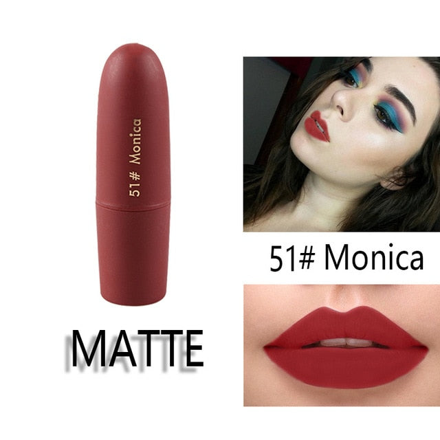 MISS ROSE Lipstick Matte  Waterproof Nutritious  25 Colors Easy to Wear Lipstick Long Lasting Lips Makeup kyliejenner lipstick cosmeticarena