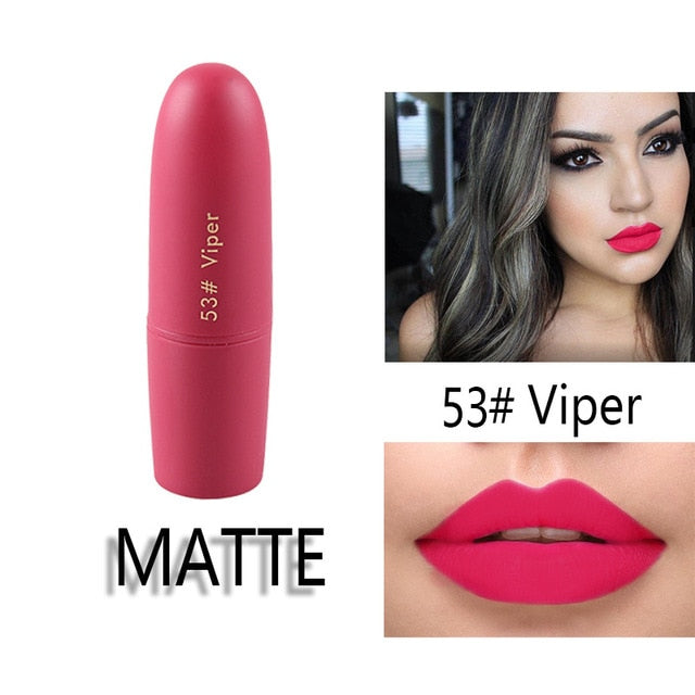MISS ROSE Lipstick Matte  Waterproof Nutritious  25 Colors Easy to Wear Lipstick Long Lasting Lips Makeup kyliejenner lipstick cosmeticarena