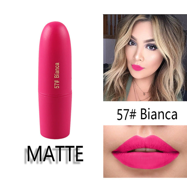 MISS ROSE Lipstick Matte  Waterproof Nutritious  25 Colors Easy to Wear Lipstick Long Lasting Lips Makeup kyliejenner lipstick cosmeticarena