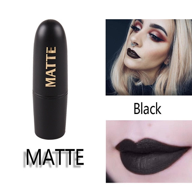 MISS ROSE Lipstick Matte  Waterproof Nutritious  25 Colors Easy to Wear Lipstick Long Lasting Lips Makeup kyliejenner lipstick cosmeticarena