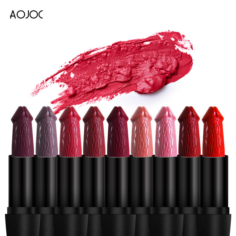 20 Colors Penis Shape Lips Makeup Cosmetic Mushroom Lipsticks Long Lasting Moisture Lipstick Red Lip Waterproof Matte Lip Stick cosmeticarena