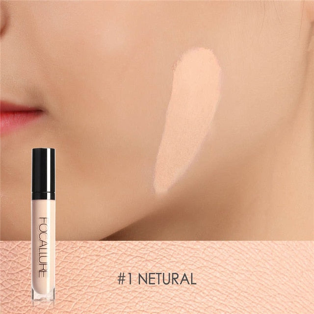 FOCALLURE Eye Concealer & Base 7 Colors Full Coverage Suit for All Color Skin Face/Eye Makeup Liquid Concealer cosmeticarena