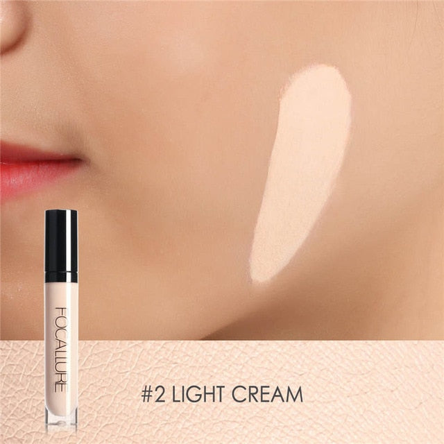 FOCALLURE Eye Concealer & Base 7 Colors Full Coverage Suit for All Color Skin Face/Eye Makeup Liquid Concealer cosmeticarena