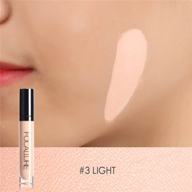 FOCALLURE Eye Concealer & Base 7 Colors Full Coverage Suit for All Color Skin Face/Eye Makeup Liquid Concealer cosmeticarena