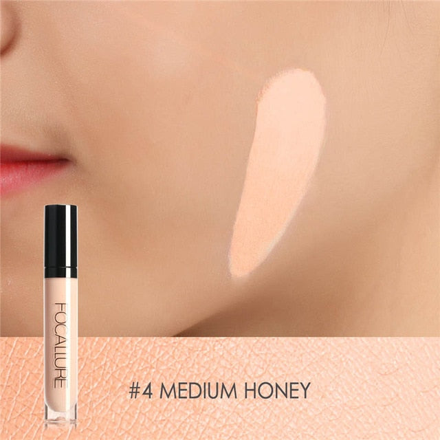 FOCALLURE Eye Concealer & Base 7 Colors Full Coverage Suit for All Color Skin Face/Eye Makeup Liquid Concealer cosmeticarena
