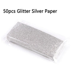 50pcs Glitter Background Paper for Sliding Cases Professional Packaging Accessories for Eyelash Case cosmeticarena