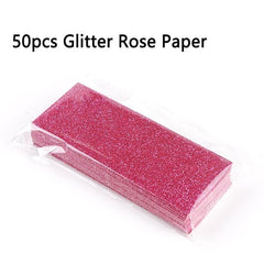 50pcs Glitter Background Paper for Sliding Cases Professional Packaging Accessories for Eyelash Case cosmeticarena