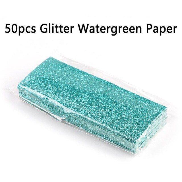 50pcs Glitter Background Paper for Sliding Cases Professional Packaging Accessories for Eyelash Case cosmeticarena