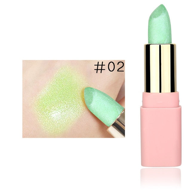 LULAA Colorful Glitter Metallic Lipstick Long Lasting Shiny Highlighter Waterproof Lip Stick Waterproof Makeup Cosmetic Lipstick cosmeticarena