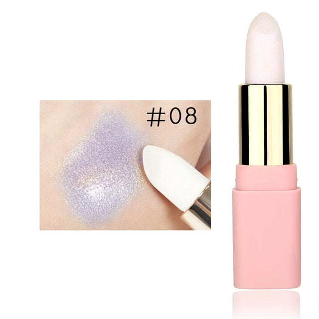 LULAA Colorful Glitter Metallic Lipstick Long Lasting Shiny Highlighter Waterproof Lip Stick Waterproof Makeup Cosmetic Lipstick cosmeticarena