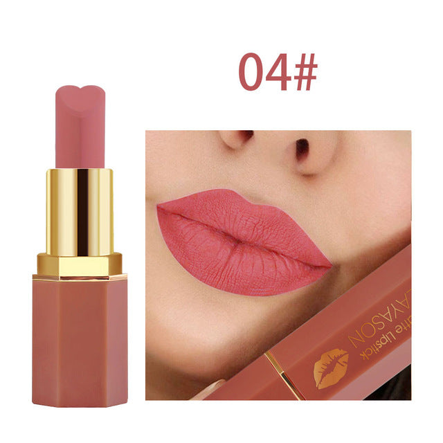 Brand Sexy Velvet Matte Lipstick Lips Makeup Beauty Cosmetics Red Lips Rouge A Levre Waterproof Pigment Nude Matte Lip Stick cosmeticarena