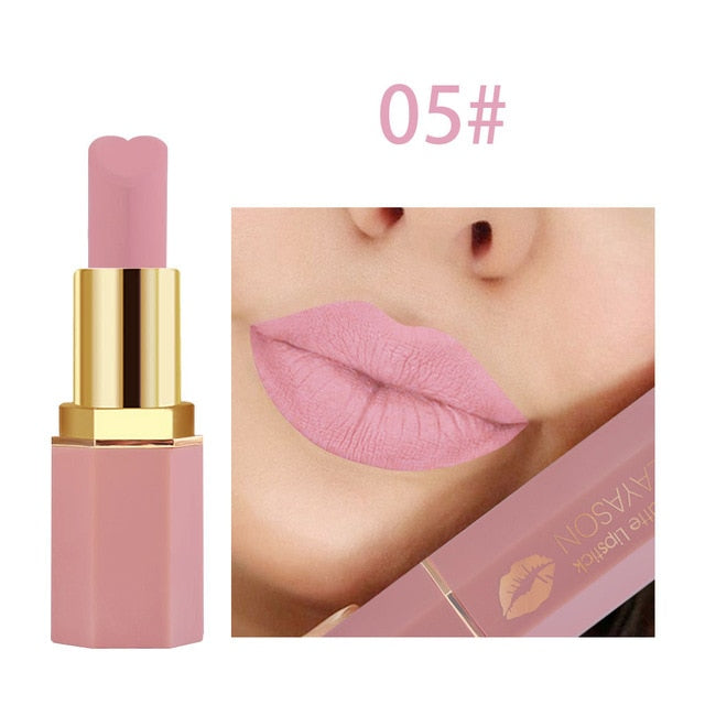Brand Sexy Velvet Matte Lipstick Lips Makeup Beauty Cosmetics Red Lips Rouge A Levre Waterproof Pigment Nude Matte Lip Stick cosmeticarena