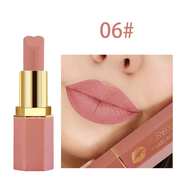 Brand Sexy Velvet Matte Lipstick Lips Makeup Beauty Cosmetics Red Lips Rouge A Levre Waterproof Pigment Nude Matte Lip Stick cosmeticarena
