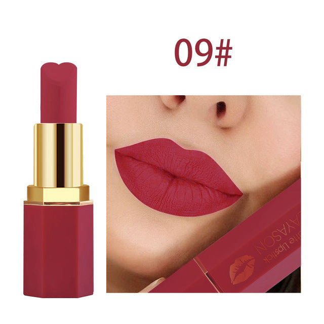 Brand Sexy Velvet Matte Lipstick Lips Makeup Beauty Cosmetics Red Lips Rouge A Levre Waterproof Pigment Nude Matte Lip Stick cosmeticarena