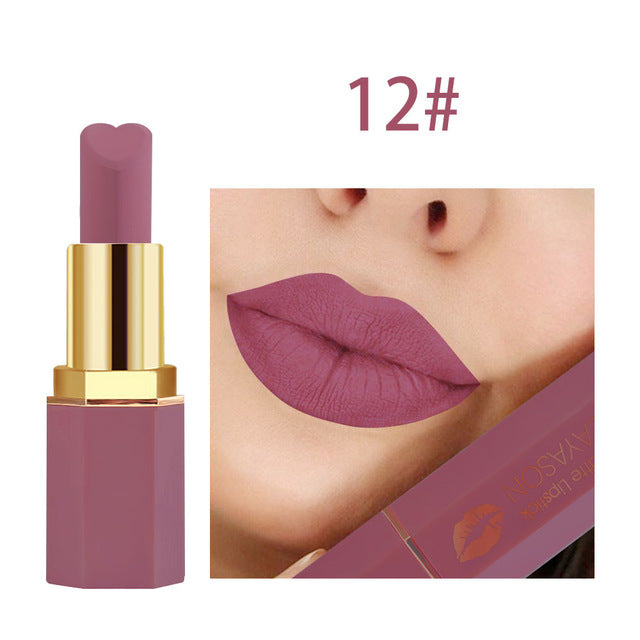 Brand Sexy Velvet Matte Lipstick Lips Makeup Beauty Cosmetics Red Lips Rouge A Levre Waterproof Pigment Nude Matte Lip Stick cosmeticarena